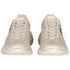Gucci Rhyton Leather Low Top Chunky Sneakers Men's Beige Distressed 699292 DRW00 9522