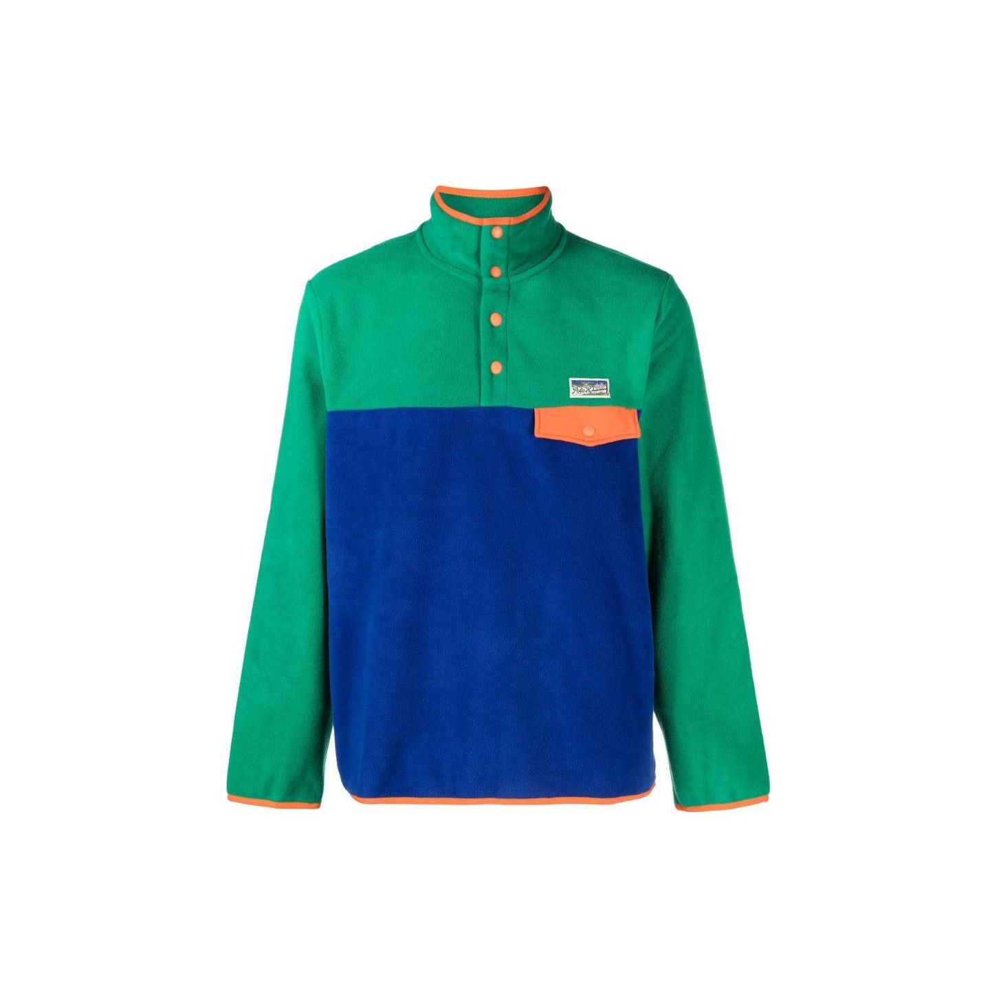 

Polo Ralph Lauren SS23 Свитшот мужской с воротником на пуговицах, колор-блок, зеленый 710901564-001 S