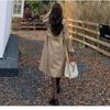 Trench Coat Jacket Women's Mid-length Style Petite Year New Autumn Fashion Temperament Chic Autumn Clothes Korean Coat