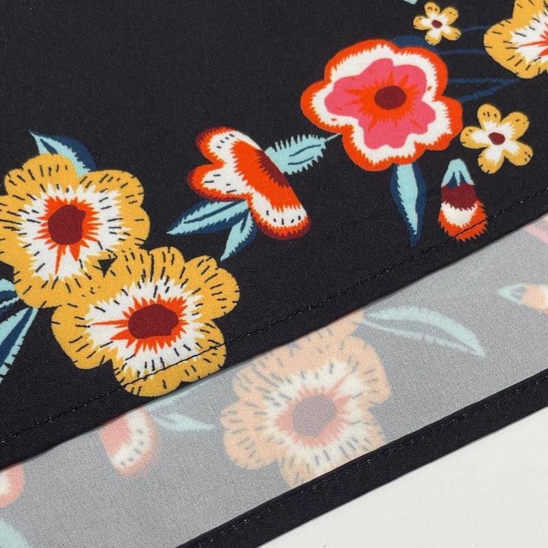 Summer New Short Sleeve A Line Vacation Casual Dresses Women Fashion Loose Waist Elegant Print Short Dress Women Vintage Slim Beach Ladies Dress 25881