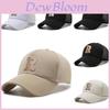 Trendy Embroidered Letter Baseball Cap Adjustable Breathable Sun Protection For Summer Outdoors
