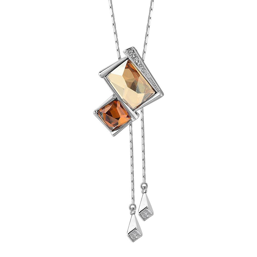 Stunning Korean Style Long Geometric Pendant Necklace Feminine Fashion Accessory