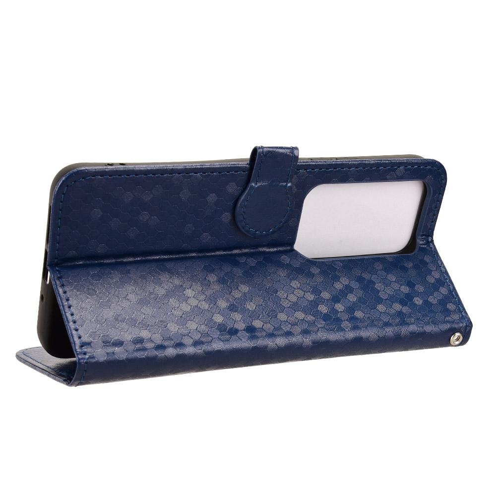 For Xiaomi Redmi 15 4G (EU) (171mm) Wallet Case Dot Pattern Imprint PU Leather Phone Cover with Wrist Strap