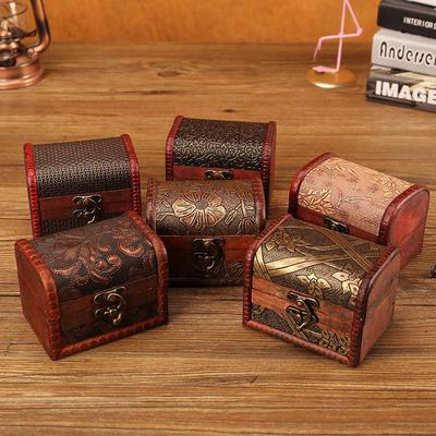 Antike Holzschmuck-Aufbewahrungsbox - Hochzeits- oder Geschenkbox im Retro-Stil