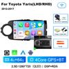 Autorádio Android 14 Carplay pro Toyota Yaris 2012 2013 2014 2015 2016 2017 Navigace GPS Multimediální přehrávač stereo wifi BT Auto