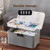 Creative Locked Storage Box Household Valuables Storage Bins Bedroom Password Organize Box Modern Home Organization Accessories