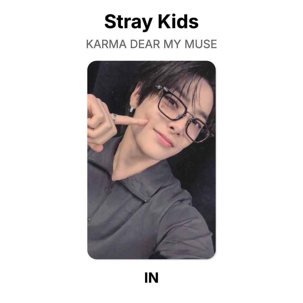 Stray Kids KARMA DEAR MY MUSE Official Photocard