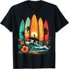 Surfboarder Hawaii Wave Surfing Beach Surfer T-Shirt