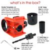Door Latch Mortise Tool Installation Kit+Ball Door Lock Installation Kit Fit 1-3/4" or 1-3/8" Thick Door Only for Wood Doors