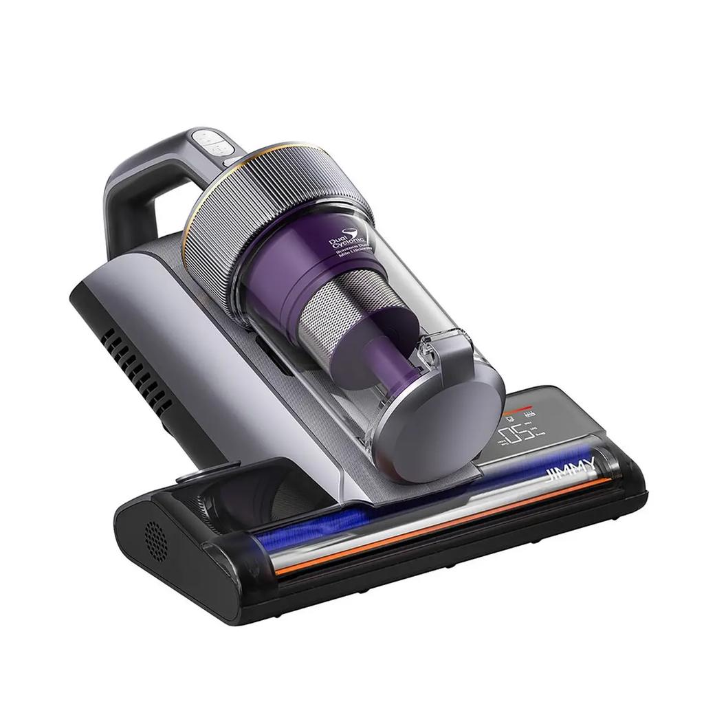 JIMMY Mattress Vacuum BX8 Pro Hand Vacuum for Bed Powerful Vacuum 17 kPa Mite Removal 99.99% Silver Grey
