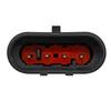 2 pçs conector hermético Superseal 4 pinos À prova d'água
