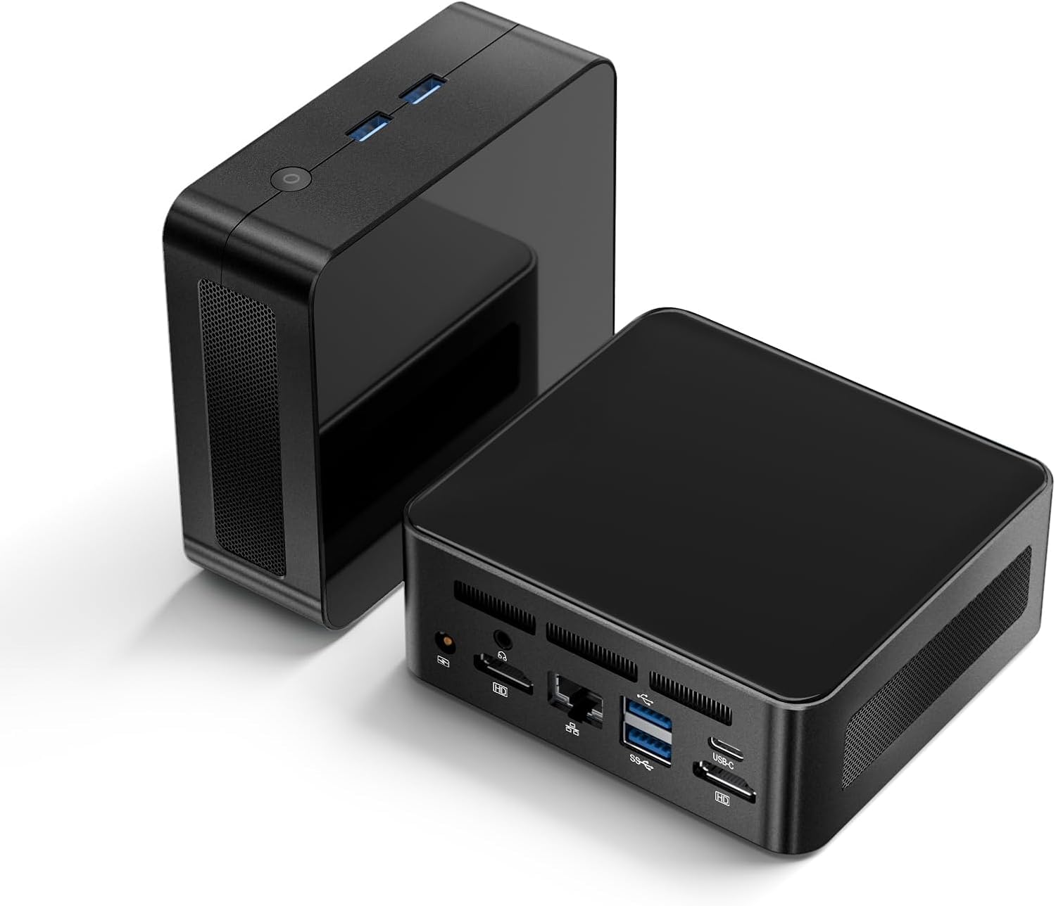 

Mini PC with AMD Ryzen 5 3550H 8 Up to 16GB 512GB NVME 3 Display USB LAN Windows 11 BT VESA Compatibility (4 Cores, Threads, 3.70GHz), DDR4, SSD,