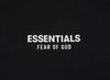 FEAR OF GOD Essentials Jersey Long Sleeve T-Shirt Black