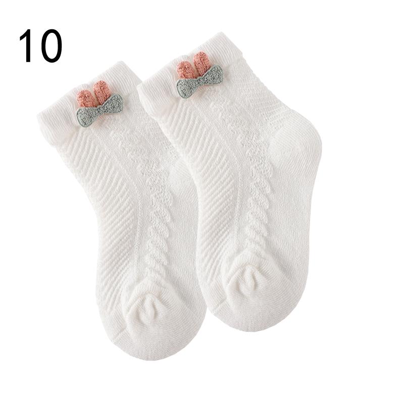 2Pair/lot New Newborn Socks Summer Thin Boys and Girls Baby Socks