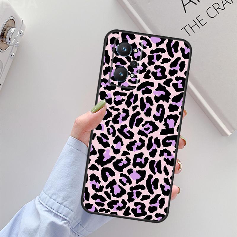 

Пастелевый леопардовый мех Для Realme GT 7 Pro GT 6T 6 5 C67 C61 C55 C53 C51 C21Y C25S C75 10 11 12 13 14 Pro Plus Чехол Realme 11