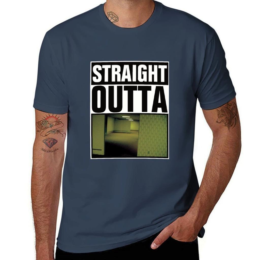 Straight Outta The Backrooms Tshirt Tough Fabric Work Tee