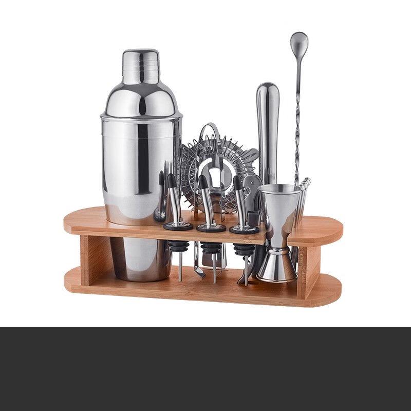 Shangqi Glass Cocktail Shaker Set with Measuring Scale