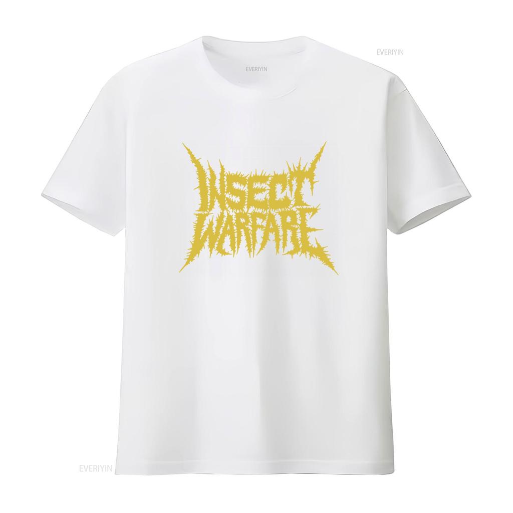 Tričko s logem Insect Warfare Grindcore Death Metal Punk Thrash Hardcore Crust Powerviolence Tisk kapely vintage Vyprané