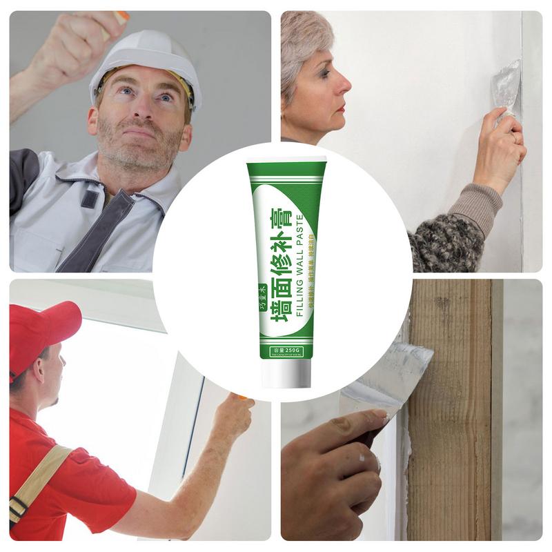 250g Wall Mending Agent Caulking Agent Wall Repair Cream Waterproof Anti Mold White Wall Patching Cream Fast Drying