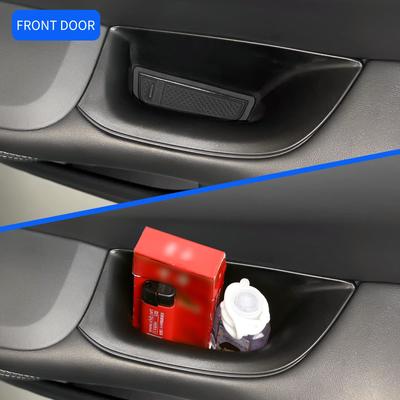 2 Pezzi/Set per Honda ZR-V HR-V 2025 Versione USA Scatola Portaoggetti Maniglia Porta Anteriore Vassoio Organizer Bracciolo Laterale Accessori Auto