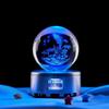 Leaping Fish Crystal Ball 3D Night Light - Creative Birthday & Qixi Festival Gift