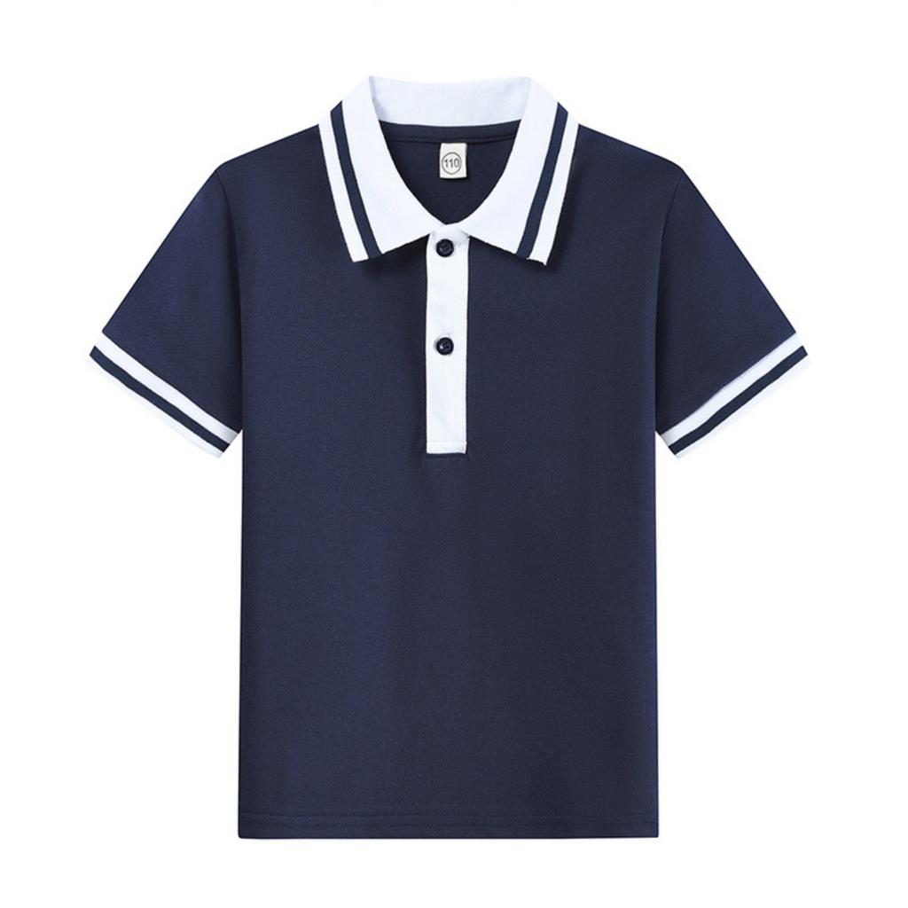 Kids Quick Dry T-Shirt Short Sleeve Breathable for School Class Uniform