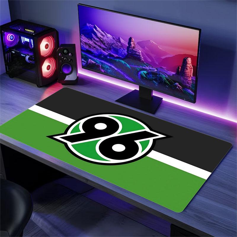 Hannover 96 Mouse Pad, Large Gaming Desk Mat, Non-slip XXL Mousepad for Laptop & Tablet, Mini PC Playmat with Stitched Edges