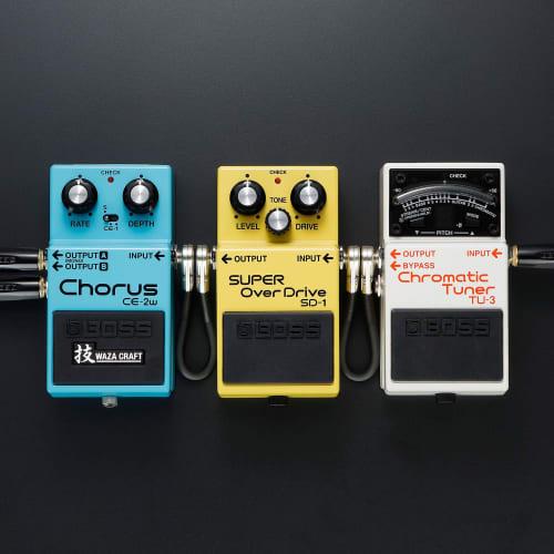 BOSS BPC-4 Patch Cable, 10cm, LL-Type Plugs, 24K Gold-Plated, Space-Saving