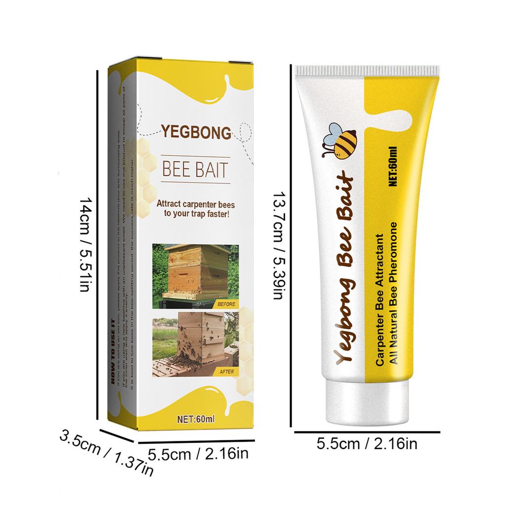 Bee Atractant Melon Orchard Adhesive Needle Tip Nástroj na chov včel 60ml