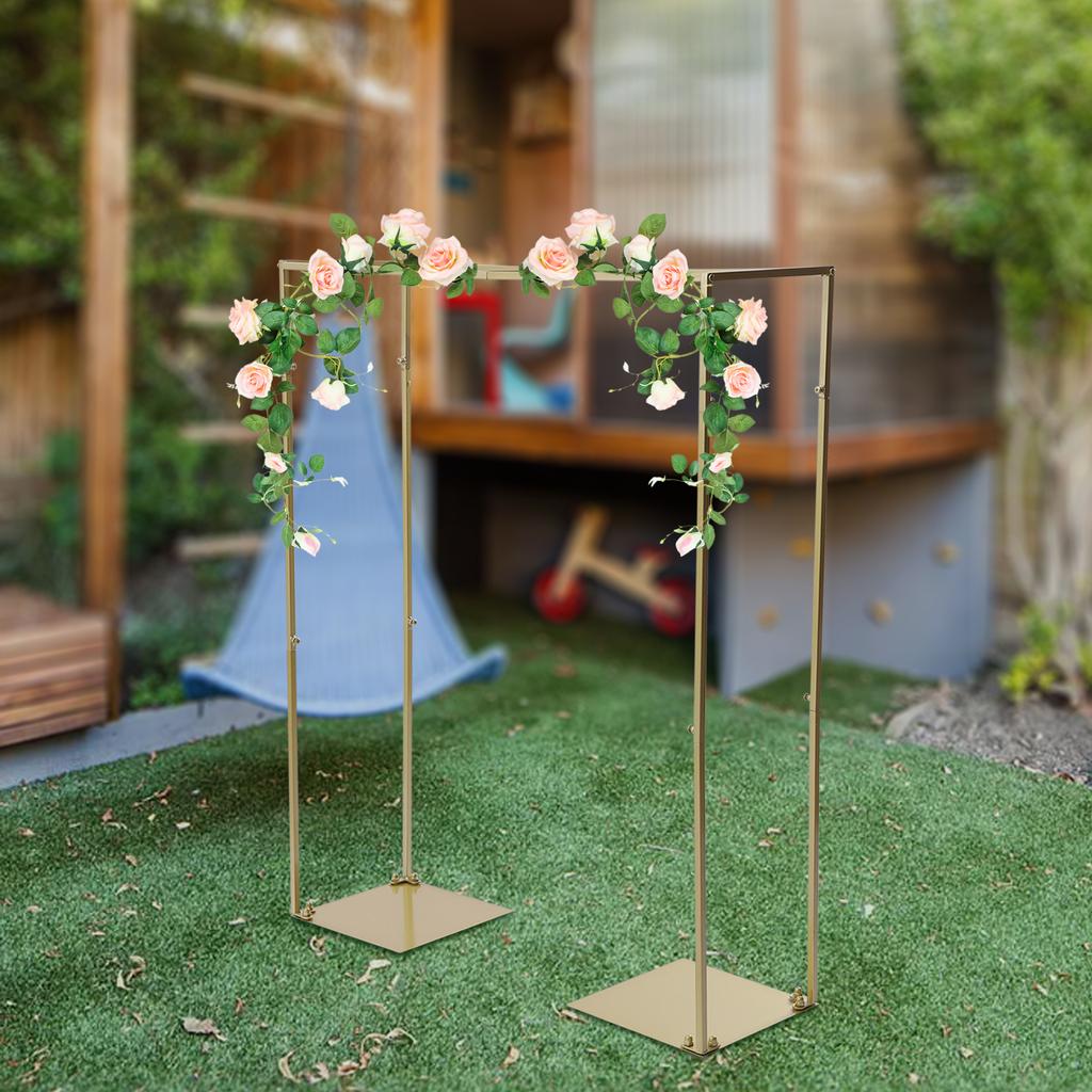 3.9ft Tall X 3.3ft Square Wedding Garden Arch Stand Suitable for Wedding Decoration New Year's Decoration