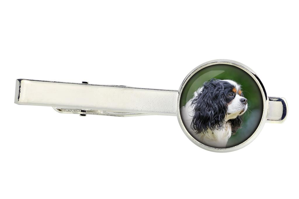 Cavalier King Charles Spaniel - Manschettenknöpfe und Krawatte mit Ihrem Foto, eine Anzugdekoration, Herrenschmuck von der Marke Art-Dog.