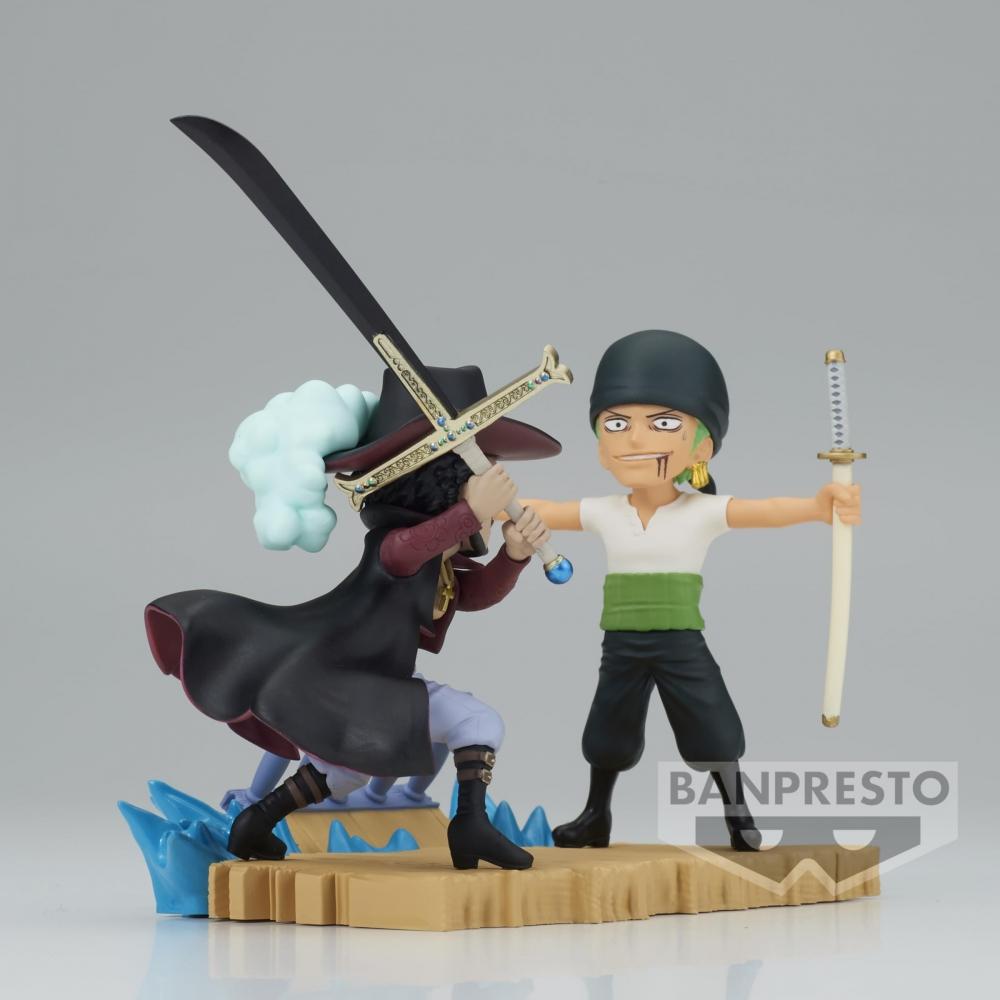 One Piece World Collectable Figure Log Stories Roronoa Zoro VS Dracule Mihawk