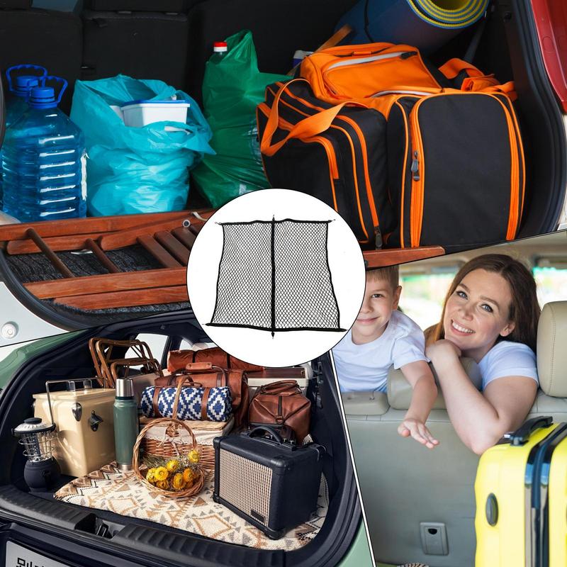 Automobil-Ladenetze 6 Karabiner Elastisches Tragenetz Strapazierfähiges Netz Netz-Organizer Für Pickups LKW Anhänger SUV