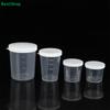 10Pcs Plastic Measuring Cup Set with Lids-Graduated Lab/Kitchen Storage Cups,Leakproof Small Container for Liquids & Powders