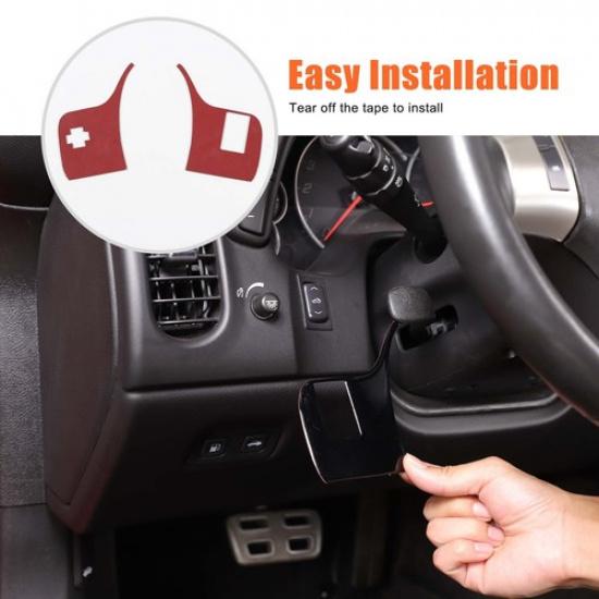 Glossy Piano Black Roof Convertible Switch Panel Trim For Corvette C6 2005-2013