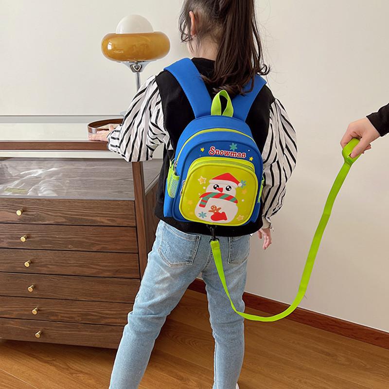 Cute Cartoon Dinosaur Backpack For Preschool Boys And Girls Anti-lost Bag
