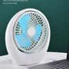 USB Fan Quiet Operation 3Speeds Quiet Operation USB Rechargeable for Home and Office Powerful Cooling
