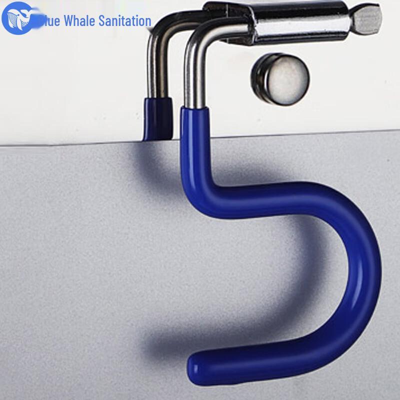 Blue Whale Sanitation Wall-Mounted Mop and Broom Holder