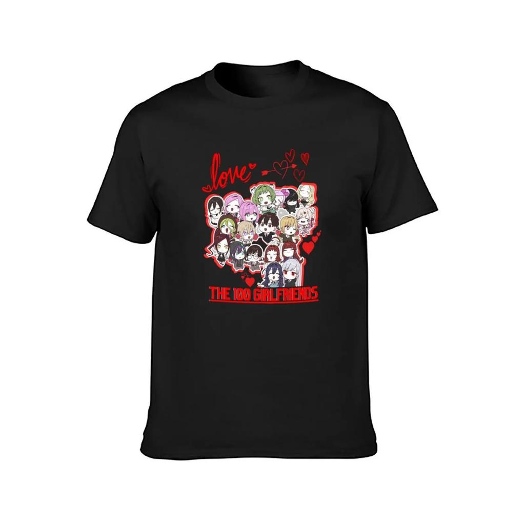 100 Girlfriends Who Really Love You kimi no Koto ga Daidaidaidaidaisuki anime arth TShirt customizeds mens workout shirts