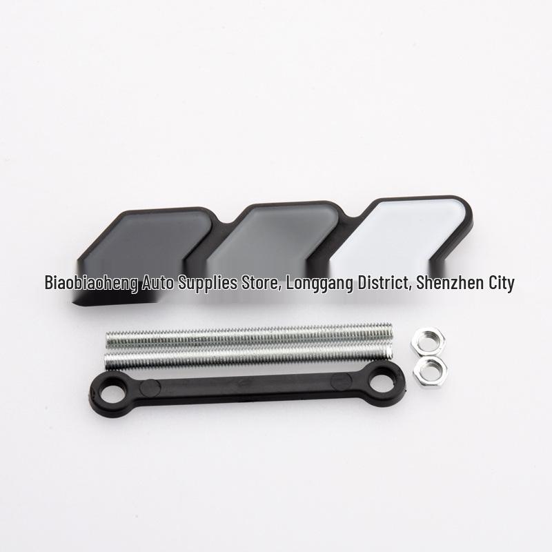 Tricolor Mesh Grille Badge for Toyota Tacoma, 4Runner, or Tundra - Small Car Sticker Badge