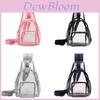 Pvc Transparent Backpack With Waterproof Design For Daily Use And 10in Laptop Storage