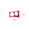 Red Carbon Fiber Ignition Switch Cover Trim For Chevrolet Corvette C5 1998-2004