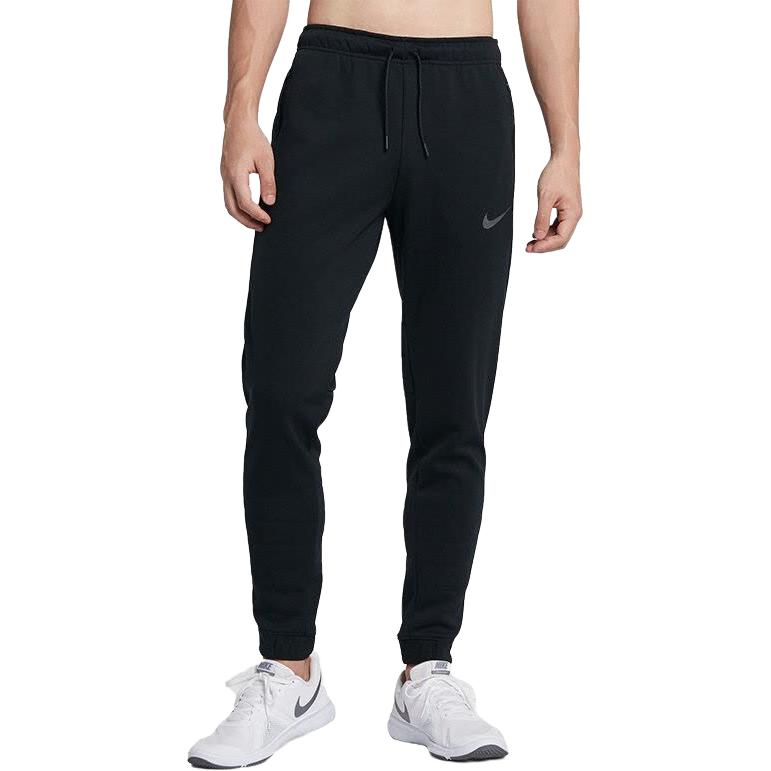 Nike THERMA Fleece Lined Training Long Knitted Sweatpants Men's Black 932272-010