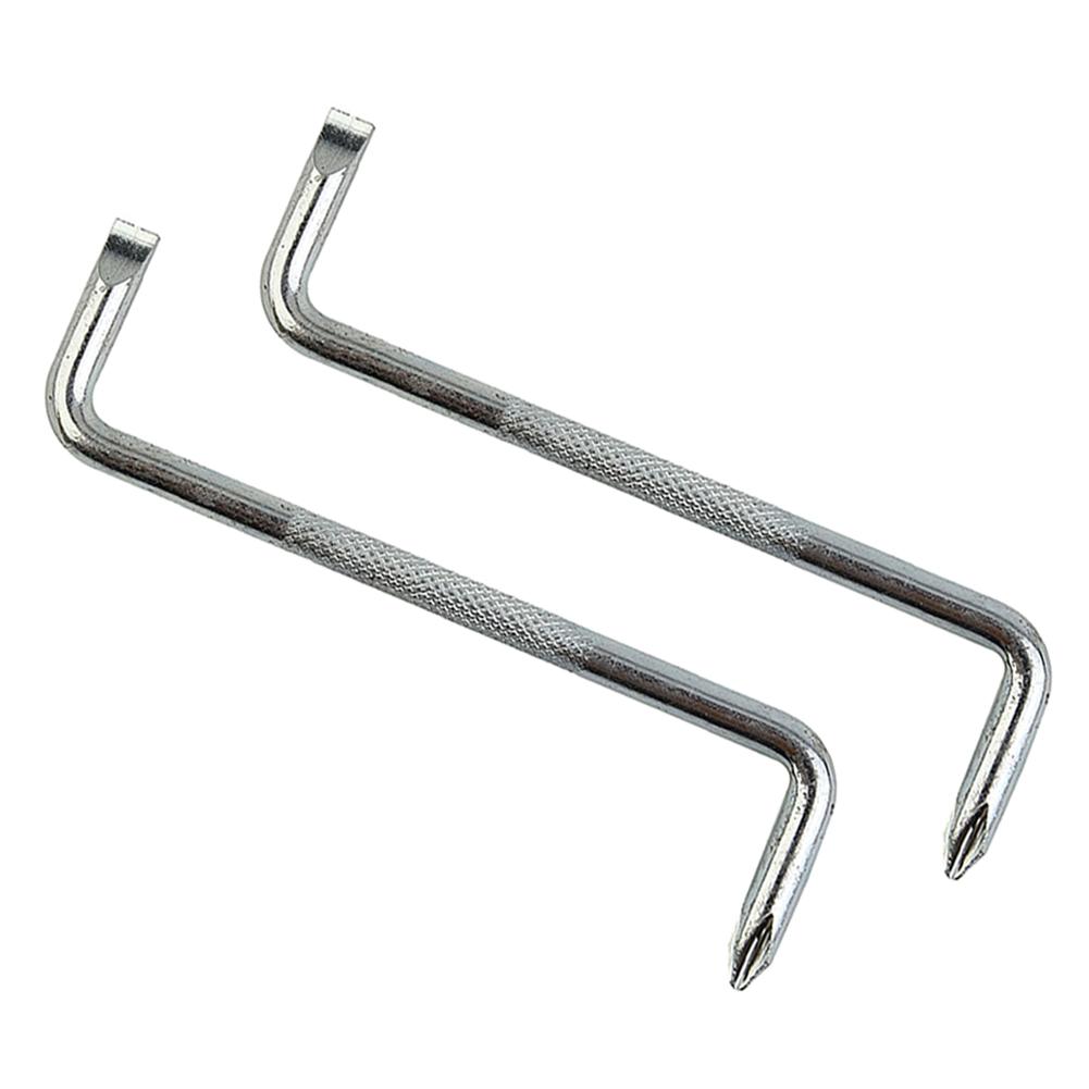 2PCS Slotted Cross Flat Cross Screw Driver Repair Tool