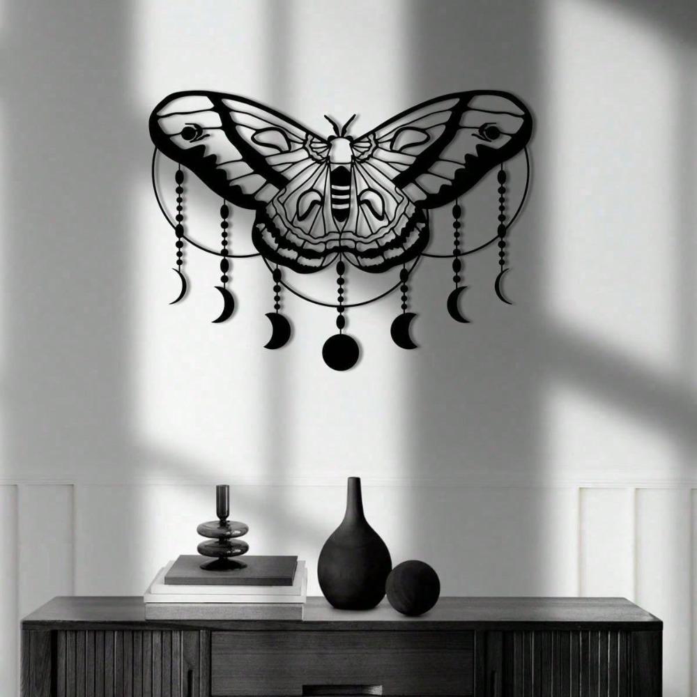 

Фаза Луны и Моль Металлическое Настенное Искусство - Ведьмин Декор на Хэллоуин Для Дома, Спальни и Зала Йоги, Волшебный В Помещении TY7255 разноцветный