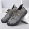 Spring New Hiking Shoes Men's Outdoor Breathable Comfortable Walking Shoes Versatile Casual Shoes One Pedal Soft-soled Dad Shoes