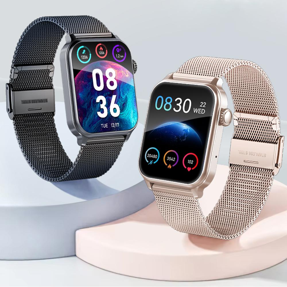 LIGE 2025 Smartwatch IPS HD Bildschirm 600mAh Großer Akku Smartwatch Bluetooth Anruf IP68 Wasserdicht Herzfrequenzmesser Sport-Fitness-Tracker