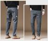 Men's Khaki Stretch Casual Pants - 2024 Spring/Autumn High-End Cotton Loose-Fit Overalls.