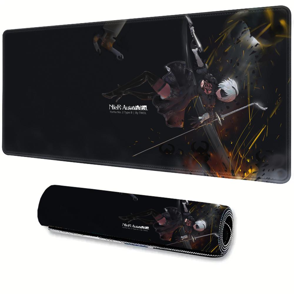 NieR Automata x Mouse Pad Gaming Accessories Keyboard Desk Mat Computer Deskmat Pc Gamer Mats Anime Sexy Girl Mousepad Xxl