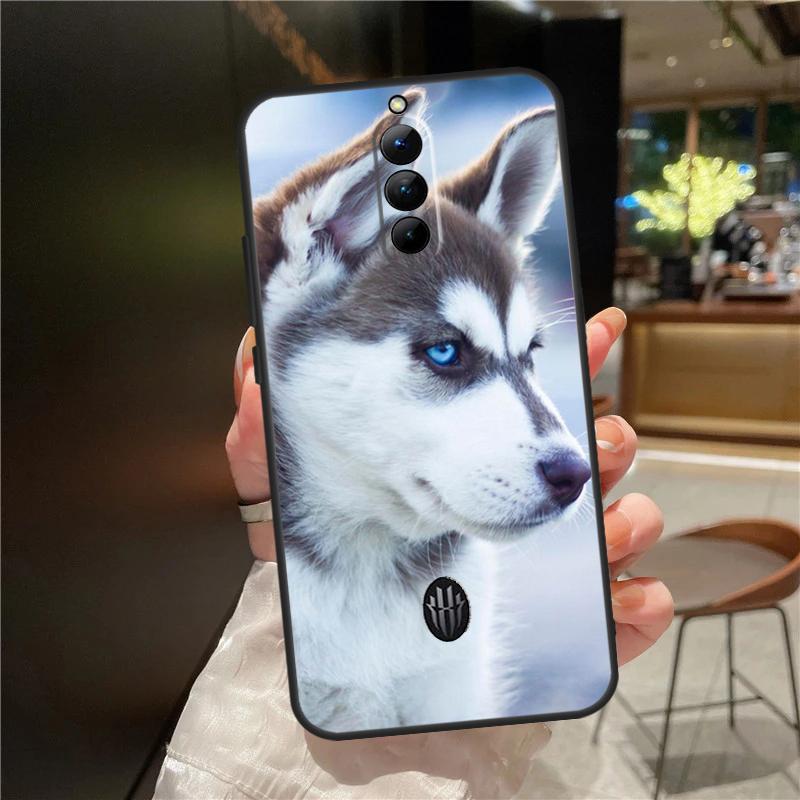 Animal Husky Puppy Case For ZTE Nubia Red Magic 10S 9S 8S 10 9 8 11 Pro Plus 6 7 6S 7S For RedMagic 10 Air Cover